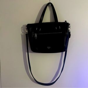 Fossil Black Leather Handbag